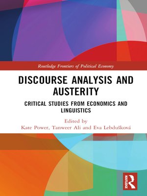 cover image of Discourse Analysis and Austerity